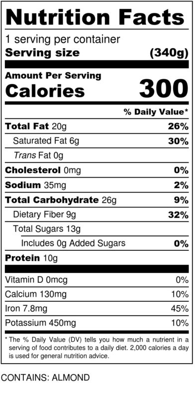 Chocolate Mint Smoothie_KD Meal Replacement - Nutrition Label (1)
