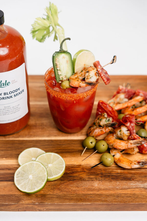 Spicy Bloody Mary Drink Mixer Kit - Catering Delivery - Kale Chef Service