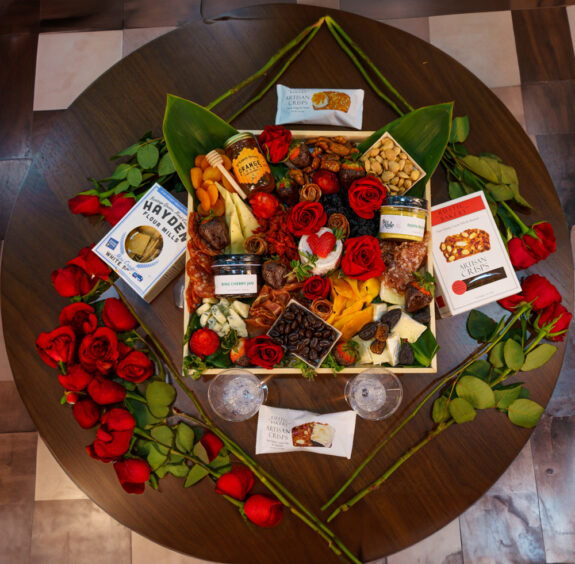 Valentines Day Charcuterie Board for Five