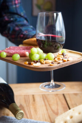 charcuterie and cheese board wine tray - kale chef service scottsdale