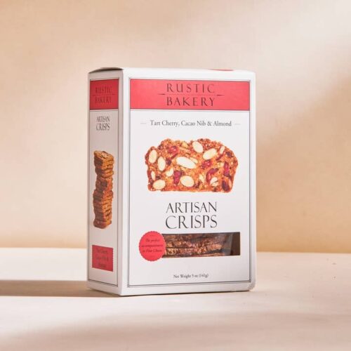 Tart Cherry, Cacoa Nib & Almond Artisan Crisps  - Rustic Bakery